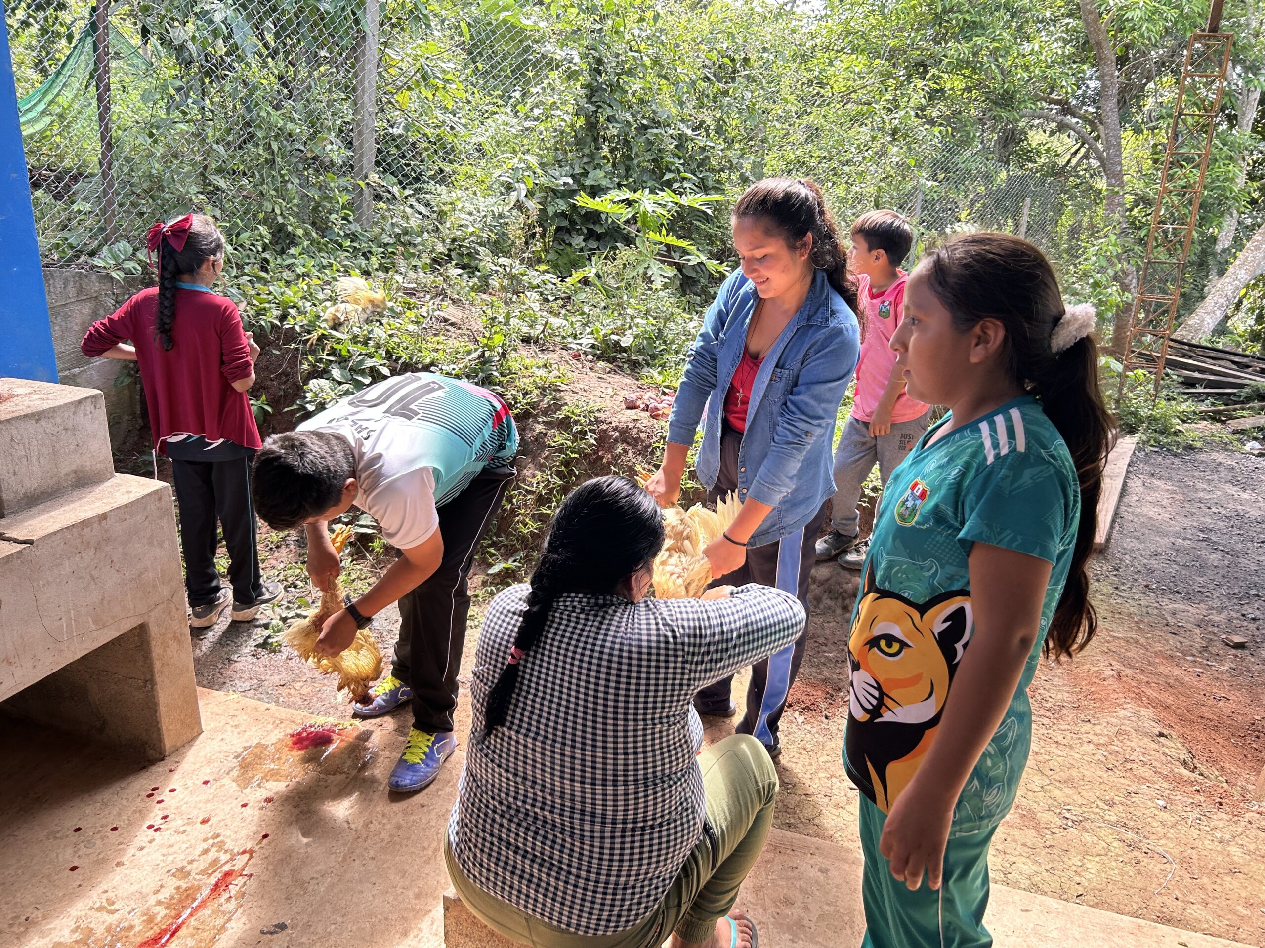Butchering time is all hands on deck